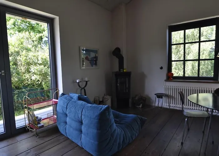 아파트 Romantisches Am Waldesrand Mit Gartensauna *