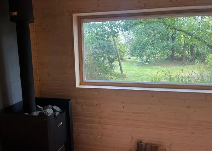 Romantisches Am Waldesrand Mit Gartensauna 아파트 *