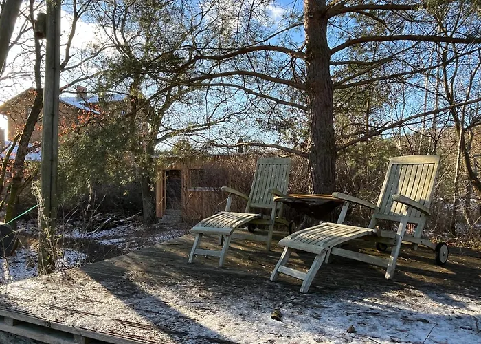 Romantisches Am Waldesrand Mit Gartensauna 아파트