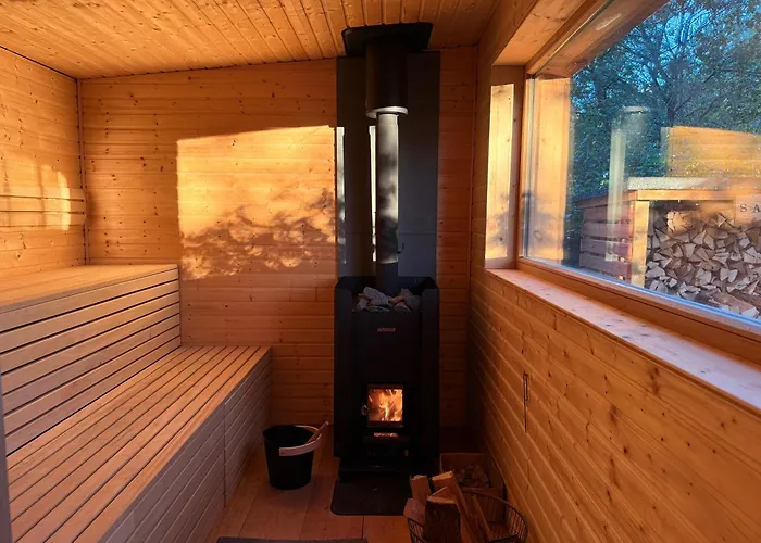 Romantisches Am Waldesrand Mit Gartensauna 아파트 *